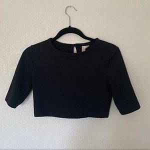 Forever 21 Black Crop Top
